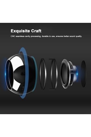 Springsun Altın Mini Taşınabilir Bluetooth Hoparlör - Tws İlişkilendirme,免提mikrofonlu, 4w Güç, 10m Kapsama Alanı