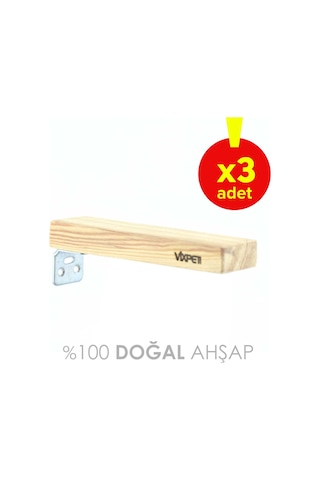 Pine Güvercin Tüneği Doğal Ahşap 4 x 2 x 15 Uzunluk 3 Adet