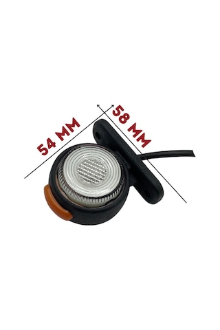 12v-24v Takoz Lambası Mini Kırmızı-beyaz
