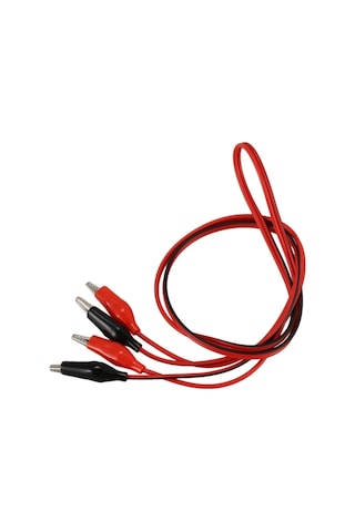 Ic-247a-2 Krokodil Kablo Set 2 Adet Kırmızı - Siyah