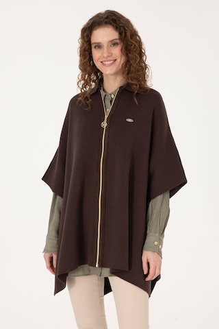 U.S. Polo Assn. U.s. Polo Assn. Kadın Koyu Kahverengi Panço 50310234-vr084