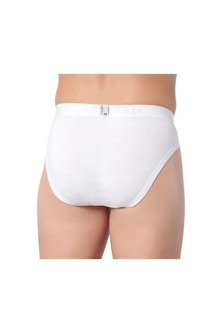 6 Adet Gümüş Erkek Modal Elastan Kemerli Slip Külot 7008 Beyaz