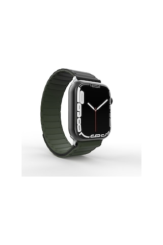 Apple Uyumlu Watch Series 10 46mm Strap Manyetik Mıknatıslı Silikon Kordon Kayış