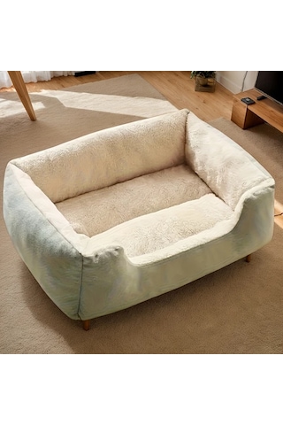 Honeybeeshop Rahat Evcil Hayvan Yatağı Pembe Kare Yuva Yüksek Kalite Xxl Boy 80x60cm Küçük Orta Boy Köpekler İçin Tüm Mevsimler