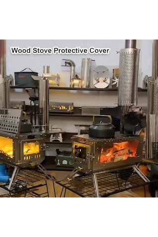 Haşlanma Önleyici Boru Kapağı Soba Borusu Koruyucuları Baca Borusu Kap Gümüş