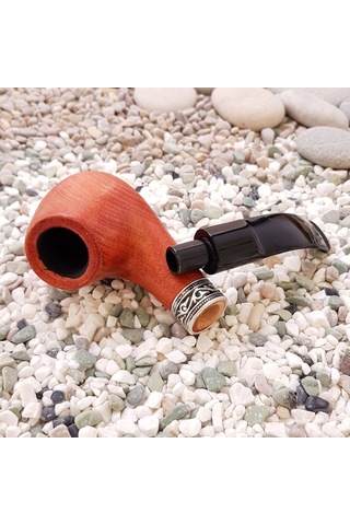 Falconetti 9 MM Metal Bilezikli Ahşap Pipo  Py66khv