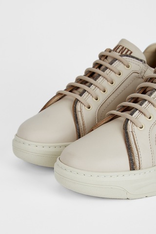 Valmenti Kadın Bej Hakiki Deri Sneakers & Spor Ayakkabı 775 1732 Bn Ayk Sk23/24 Bej