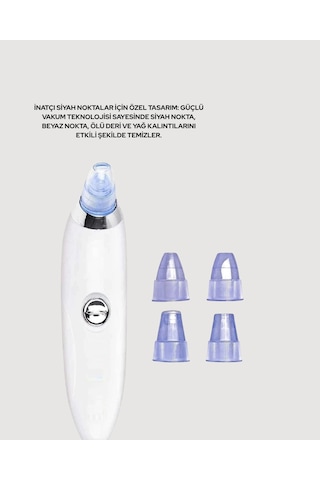 Gözenek Açıcı Buhar Etkili Vakumlu Siyah Nokta Temizleyici - Farklı Cilt Tiplerine Uygun
