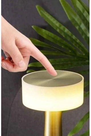 Ct 8436 Cata Denver Şarjli Masa Lambası 3 Renk Beyaz