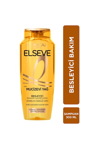 ELSEVE Mucizevi Yağ Besleyici Bakım Şampuanı 300 ml 5'li Set