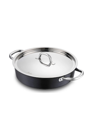 Jumbo Swiss Crystal Siyah 5 Parça Tencere Seti Siyah