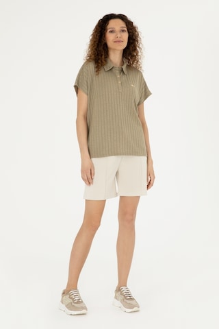 U.s. Polo Assn. Kadın Taş Şort Örme 50282741-vr049 TAŞ Taş