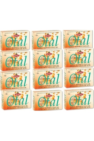 Otacı Otal Çam Katranlı ve Kükürtlü Sabun 12 x 80 G Otacı Otal Çam Katranlı ve Kükürtlü Sabun 12 x 80 G