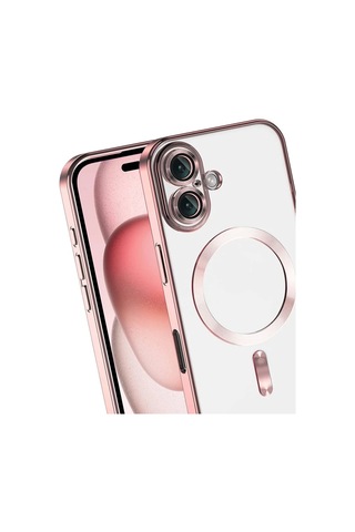 Apple Apple iPhone Uyumlu 17 Kross Magneticsafe Kapak - Rose