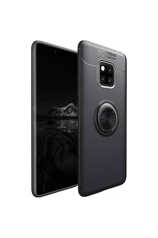 Huawei Mate 20 Pro Yüzüklü Manyetik Ravel Kilif 513799599