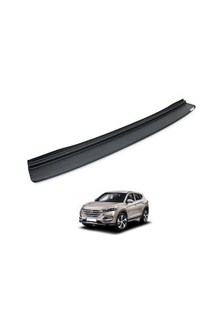 Hyundai Tucson İle Uyumlu 2018 2019 2020 Araka Tampon Üstü Eşiği Plastik