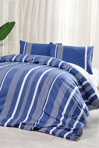 Doqu Home Marine Nevresim Takımı Atlante Çift Kişilik - Lacivert