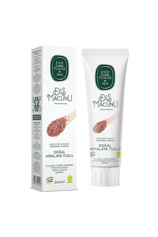 Eyüp Sabri Tuncer Doğal Himalaya Tuzlu Diş Macunu, 90ml Beyazlatma