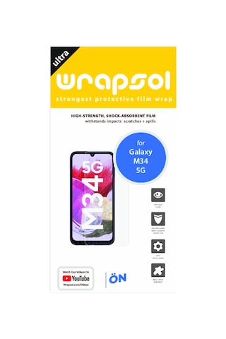 Samsung Galaxy Uyumlu M34 5g Ekran Koruyucu Tam Kaplayan Poliüretan Film