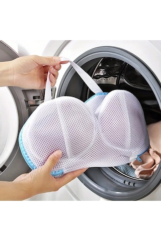 Polyester Sutyen Yıkama Torbası Beyaz