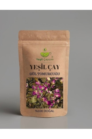 Güllü Rize Yaprak Yeşil Çay Harmanı Doğal El Yapımı, Ve Doğal , 50 Gr