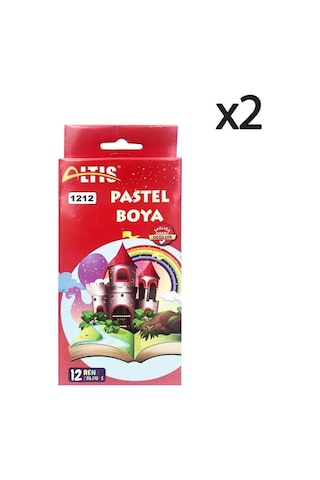 Altıs 12 Renk Pastel Boya 1212 2 Adet