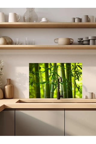 Artenuevo Bambu 60 90 Cm Mutfak Teyp Etiketi İç Mekan Dekoratif Etiket 229207910 Yeşil