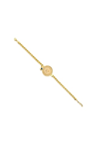 Ziynet Yarımlı Gözlü Altın Bileklik Güverse Zincir