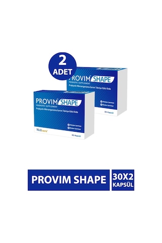 Wellcare Provim Shape 2 x 30 Kapsül