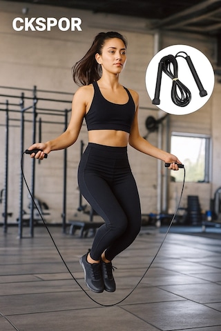 Ckspor Atlama İpi Fitness, 2.8m Vücut Şekillendirme Ve Aerobik Kondisyon Spor Aleti Karışık Renk