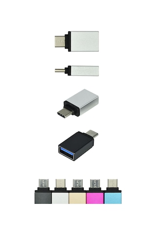 Apple Uyumlu iPhone 15 Pro p Ro Max Type c To Usb 3 0 Yüksek Hızlı Veri Aktarımı Otg Çevirici