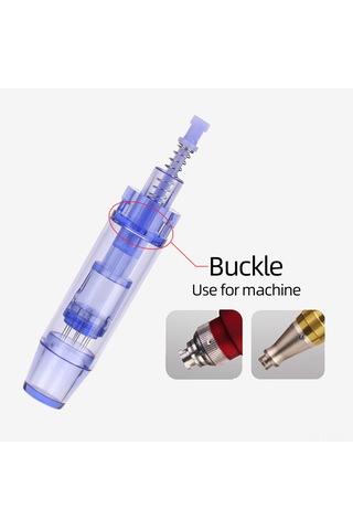 Vkemall Cilt Bakımı İçin 9 İğneli Değiştirilebilir Mikro İğne Uçları - 10'lu Paket