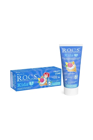 .kids Diş Macunu 3-7 Yaş 35 Ml Meyve Külahı Çok Renkli