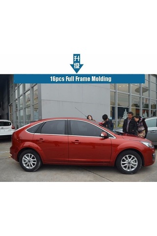 Ford Focus 2 Hb Tamtur 16 Parça Krom Cam Çıtası