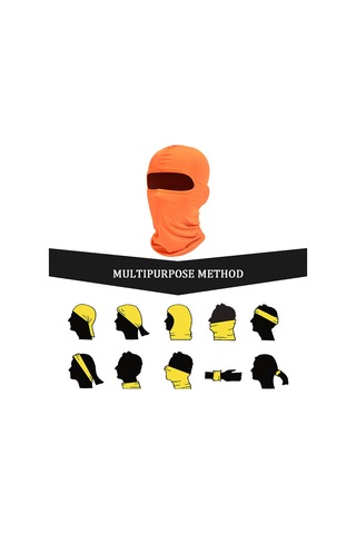 Gajeena Bf-08 Turuncu Bisiklet Spor Üstü: Nane Dokulu Hava Geçirgen, Hızlı Kuruyan, Güneşten Koruyucu, Çok Fonksiyonlu, Toz Ve Rüzgar Engeli Turuncu