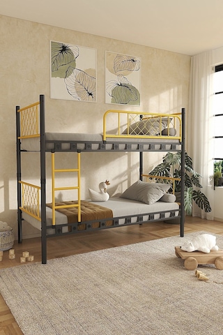 Argimo Metis Sarı Metal Ranza Ve Karyola 90 x 200 CM