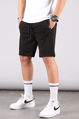 Madmext Boyalı Gri- Siyah-lacivert Regular Fit 3'lü Şort Seti 5790 Boyalı Gri/siyah/lacivert
