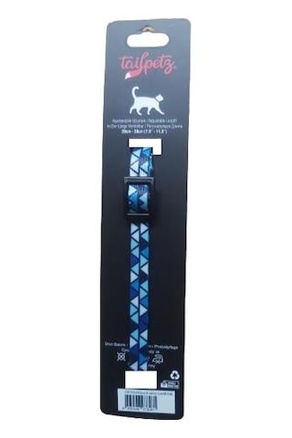 Tailpetz Cat Color Easy & Safety Lock Mosaic Ayarlanır Kedi Boyun Tasması