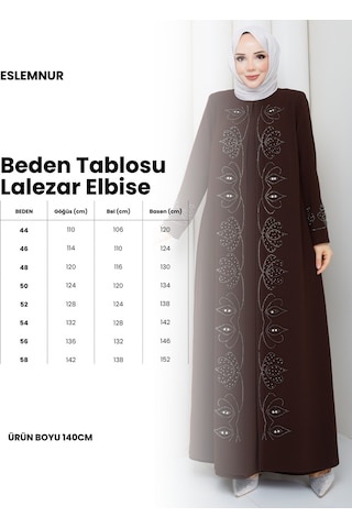 Eslemnur Lalezar Elbise Büyük Beden Anne Elbisesi Lacivert