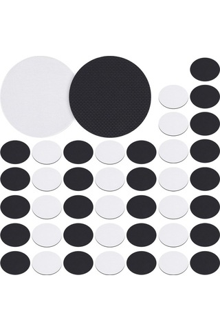 Ulzyvf Yuvarlak Sublimasyon Sublimasyon Siyah Boş Boş Beyaz Bardak Bardak Altlığı Altlığı Adet 42 - Mm Beyaz - Siyah