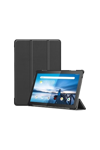 Lenovo Uyumlu Tab 4 10 Plus (Tb-X704F Standlı Mıknatıslı Lüx Deri Kılıf