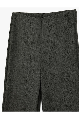 Koton Viskon Karışımlı Klasik Kesim Slim Fit Pantolon Antrasit 6sak40032ek Antrasit
