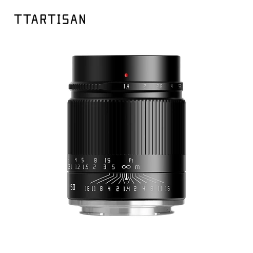 Ttartisan 50mm F1.4 Multi Mount Lens Sony E, Siyah