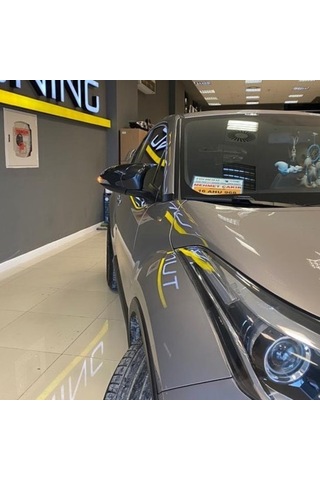 Toyota Uyumlu Yaris 2012-2015 Batman Yarasa Ayna Kapağı Piano Black Abs Plastik Batman