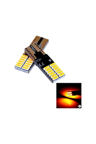 Turuncu T10 Samsung Chip Led 48 Ledli Park Ampülü