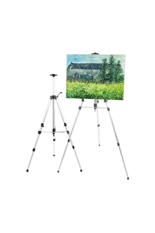 Lüx Titanium Hafif Metal Tripod Metal Şövale Metalik Gold