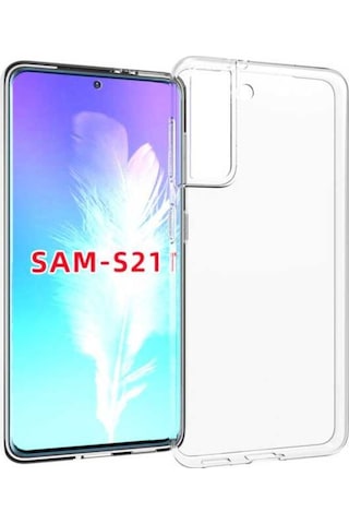 Galaxy S21 Kılıf Zore Şeffaf Ince Ve Esnek Süper Silikon Kılıf Renksiz