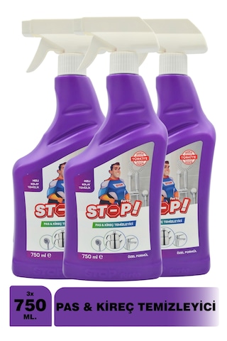 3'lü Pas&kireç Temizleyici 750 Ml 3'lü Set