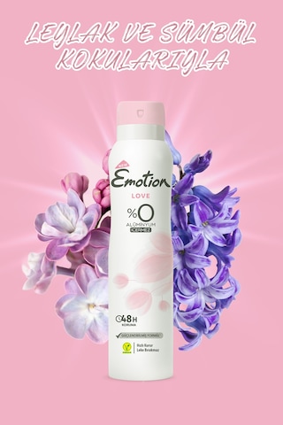 Love Kadın Alüminyumsuz Vegan Deodorant 6x150ML Hızlı Kurur, Leke Bırakmaz