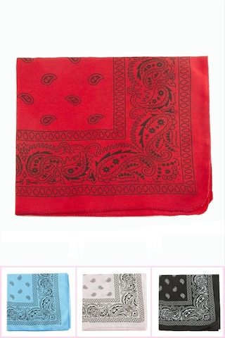 Zenviac456 Oval Desenli Keten Bandana 50 50 Zenviac45678